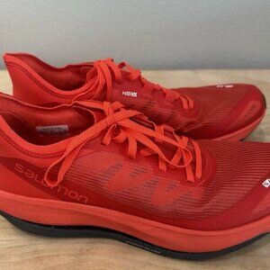 Salomon Unisex Men's 8 Racing Red Trail Running Outdoor Sport Plein Air Sneakers